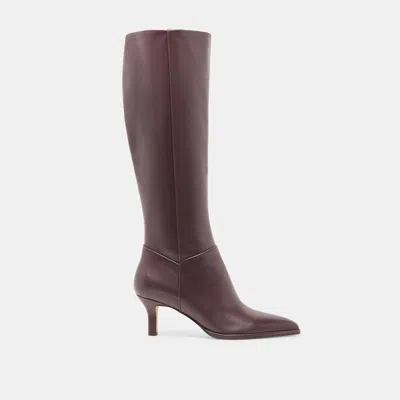 Dolce Vita Aldy Boots Mulberry Leather