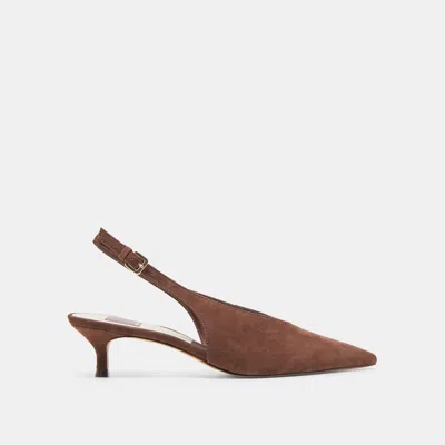 Dolce Vita Alenna Heels Dk Brown Suede
