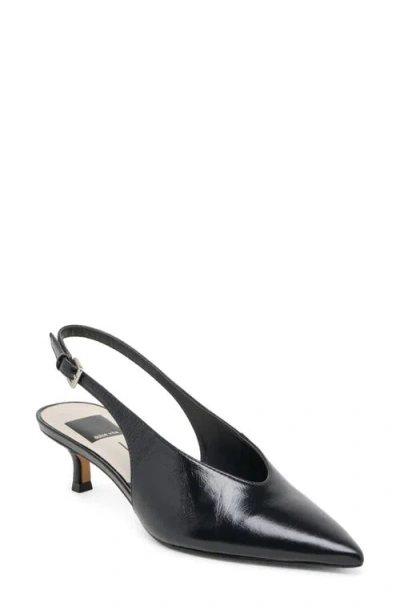 Dolce Vita Alenna Slingback Pointed Toe Kitten Heel Pump