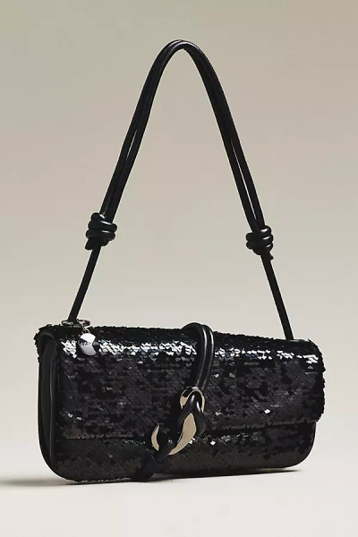 Dolce Vita Alice Sequin Shoulder Bag In Black