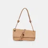 Dolce Vita Alice Shoulder Bag Beige Suede