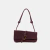 Dolce Vita Alice Shoulder Bag Burgundy Suede In Red