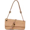 Dolce Vita Alice Suede Shoulder Bag In Beige