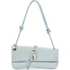 Dolce Vita Alice Suede Shoulder Bag In Blue
