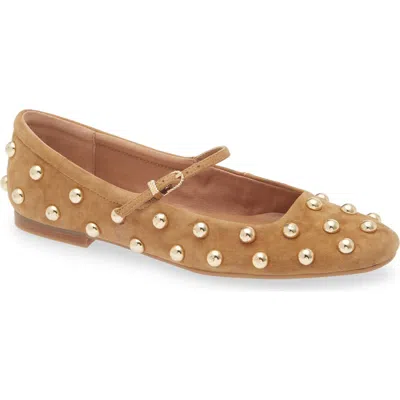 Dolce Vita Alissa Studded Flat In Brown