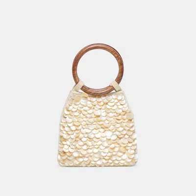 Dolce Vita Allegra Handbag Natural Sequin In Gold