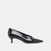 Dolce Vita Alwyn Heels Midnight Crinkle Patent In Black