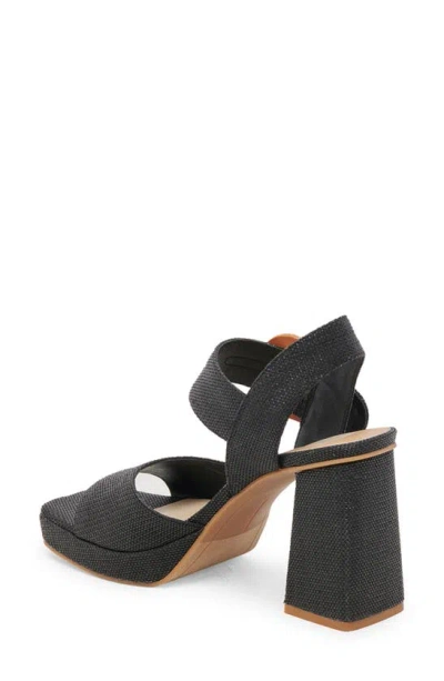 Dolce Vita Black Raffia Wedges Dolce Vita Amari Platform Sandal In