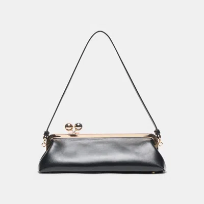 Dolce Vita Ambriaa Shoulder Bag In Black Leather By
