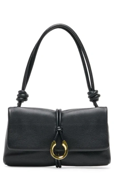 Dolce Vita Amina Shoulder Bag In Black Leather