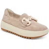 Dolce Vita Andres Womens Padded Insole Suede Loafers In Brown