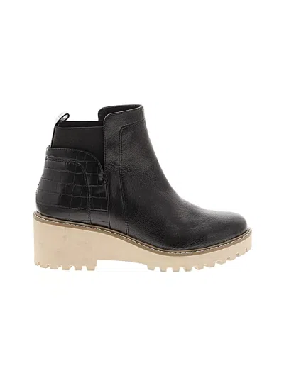 Pre-owned Dolce Vita Ankle Boots In Black