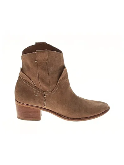 Pre-owned Dolce Vita Ankle Boots In Brown