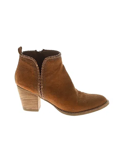 Pre-owned Dolce Vita Ankle Boots In Brown