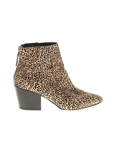 Pre-owned Dolce Vita Ankle Boots In Brown
