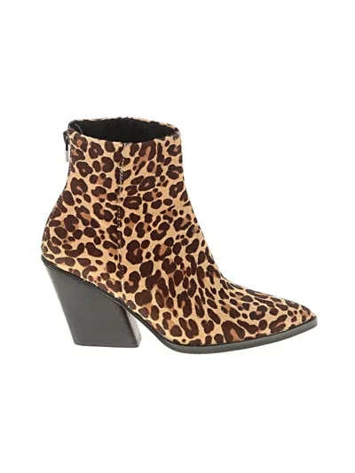 Pre-owned Dolce Vita Ankle Boots In Brown