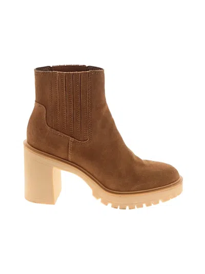 Pre-owned Dolce Vita Ankle Boots In Brown