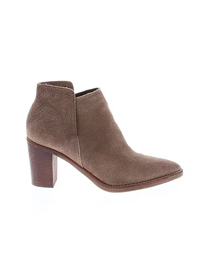 Pre-owned Dolce Vita Ankle Boots In Brown