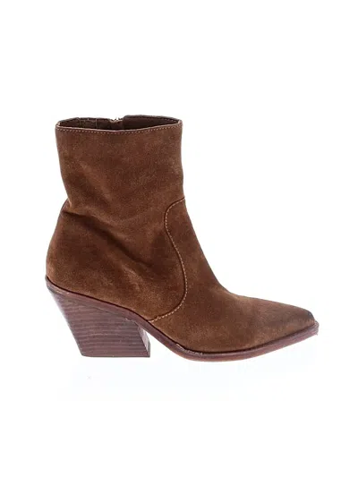 Pre-owned Dolce Vita Ankle Boots In Brown