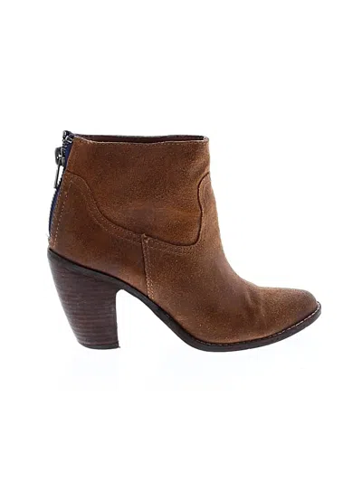 Pre-owned Dolce Vita Ankle Boots In Brown