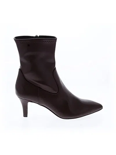 Pre-owned Dolce Vita Ankle Boots In Burgundy