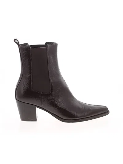 Pre-owned Dolce Vita Ankle Boots In Burgundy