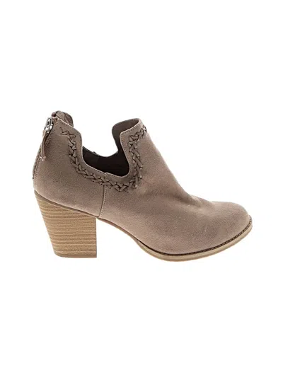 Pre-owned Dolce Vita Ankle Boots In Gray