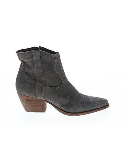 Pre-owned Dolce Vita Ankle Boots In Gray
