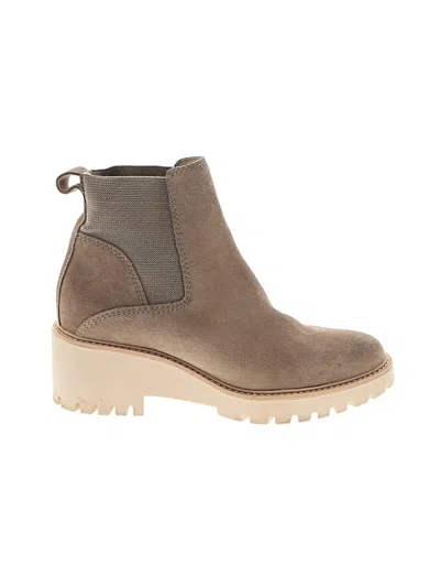 Pre-owned Dolce Vita Ankle Boots In Gray