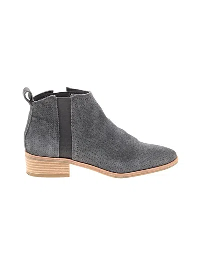 Pre-owned Dolce Vita Ankle Boots In Gray