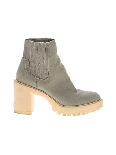Pre-owned Dolce Vita Ankle Boots In Gray