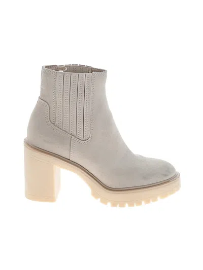 Pre-owned Dolce Vita Ankle Boots In Gray