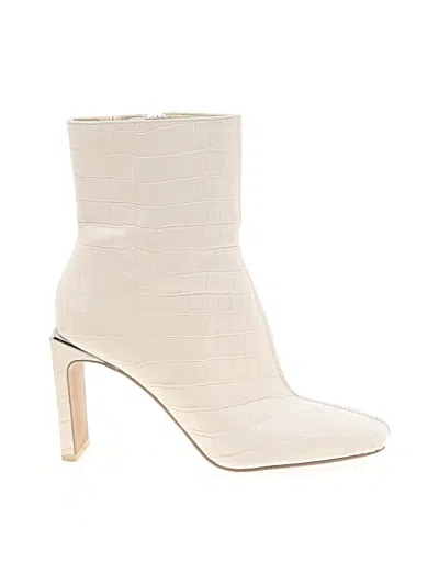 Pre-owned Dolce Vita Ankle Boots In Ivory