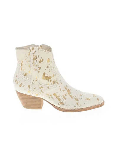 Pre-owned Dolce Vita Ankle Boots In Ivory