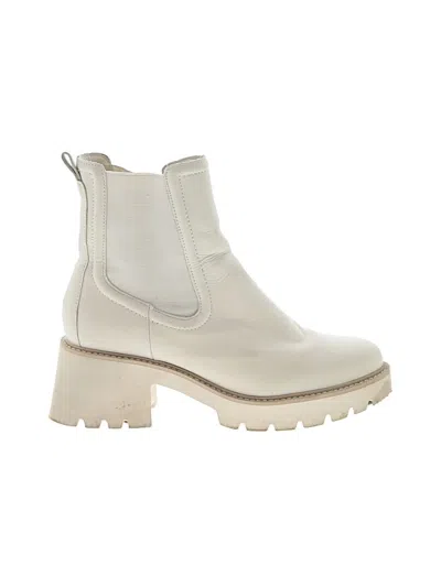 Pre-owned Dolce Vita Ankle Boots In Ivory