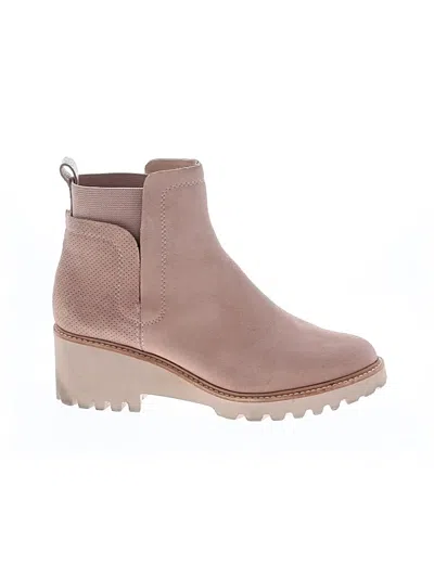Pre-owned Dolce Vita Ankle Boots In Pink
