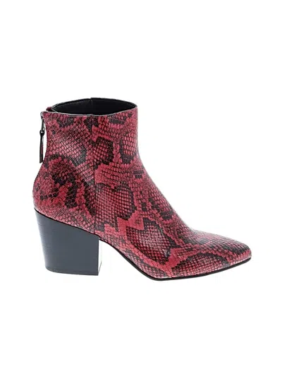 Pre-owned Dolce Vita Ankle Boots In Red