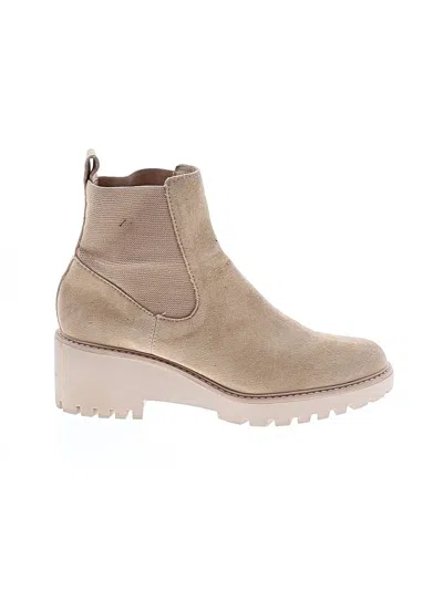 Pre-owned Dolce Vita Ankle Boots In Tan