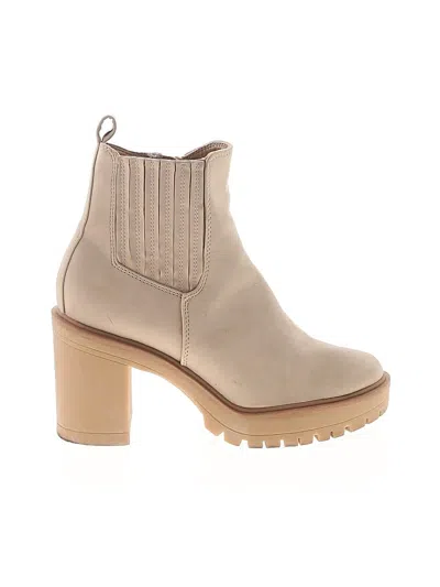 Pre-owned Dolce Vita Ankle Boots In Tan