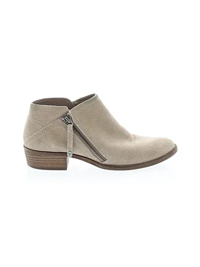 Pre-owned Dolce Vita Ankle Boots In Tan
