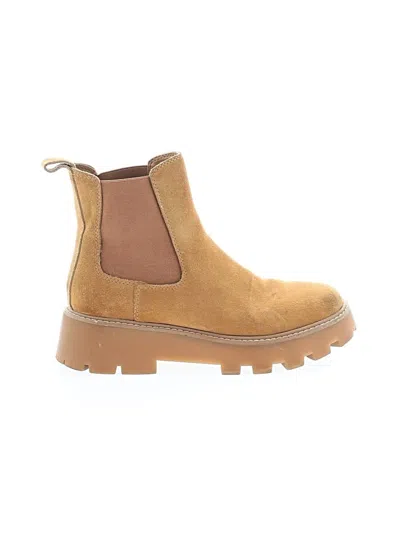 Pre-owned Dolce Vita Ankle Boots In Tan
