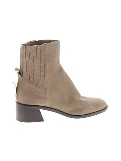 Pre-owned Dolce Vita Ankle Boots In Tan