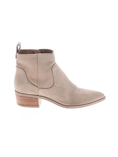 Pre-owned Dolce Vita Ankle Boots In Tan
