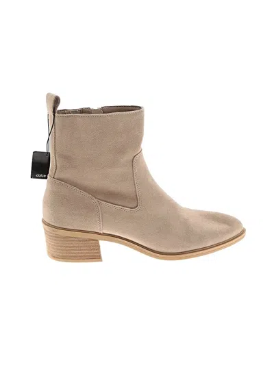 Dolce Vita Ankle Boots In Tan