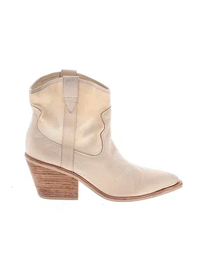 Pre-owned Dolce Vita Ankle Boots In Tan