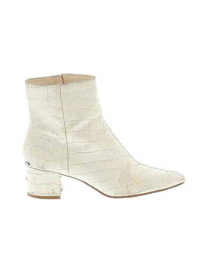 Pre-owned Dolce Vita Ankle Boots In White