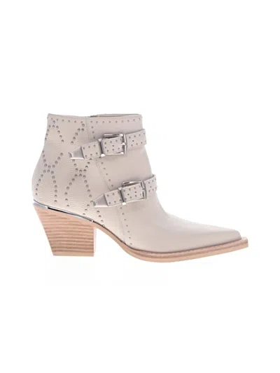 Pre-owned Dolce Vita Ankle Boots In White