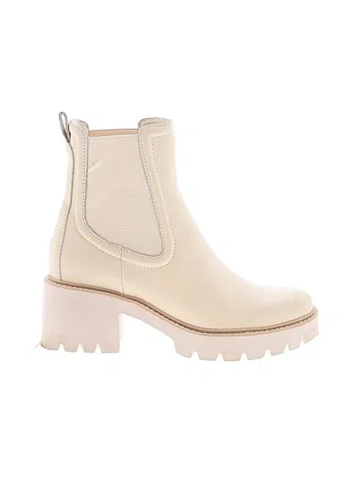Pre-owned Dolce Vita Ankle Boots In White