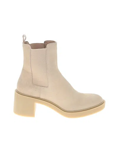 Pre-owned Dolce Vita Ankle Boots In White