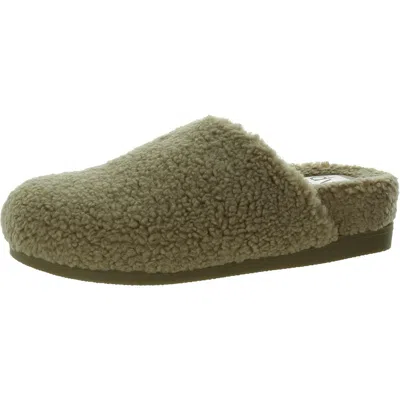 Dolce Vita Annalisa Womens Slip On Round Toe Slide Slippers In White